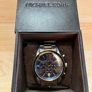 Michael Kors chronograph watch.